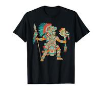 Guerrero Azteca Códice Mexicano Arte Mesoamericano Tribal Azteca Camiseta
