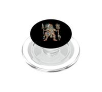 Guerrero Azteca Códice Mexicano Arte Mesoamericano Tribal Azteca PopSockets PopGrip para MagSafe