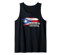 Guerrero Boricua-Puerto Rico Flag Camiseta sin Mangas