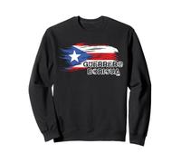 Guerrero Boricua-Puerto Rico Flag Sudadera