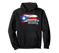 Guerrero Boricua-Puerto Rico Flag Sudadera con Capucha