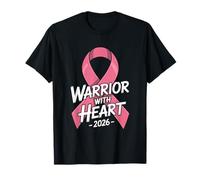Guerrero con corazón 2026 Concientización sobre el cáncer de Mama Camiseta