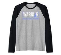 Guerrero de Conciencia del SII - Conciencia sobre el síndrome del intestino Irritable Camiseta Manga Raglan