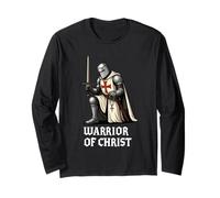 Guerrero de Cristo - Cruzado Católico Caballero Templario Manga Larga