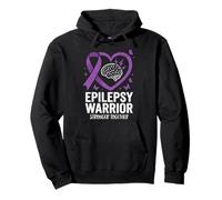 Guerrero de la Epilepsia más Fuerte Juntos corazón Sudadera con Capucha
