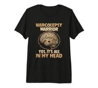 Guerrero de la narcolepsia sí lo está Todo en mi Cabeza Camiseta Premium