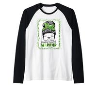 Guerrero de la Salud Mental Camiseta Manga Raglan