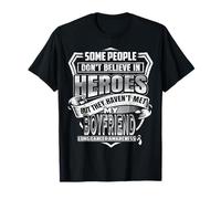 Guerrero del cáncer de pulmón - Me pongo blanco para mi novio Camiseta