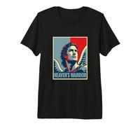 Guerrero del Cielo Arcángel Cristiano Héroe Ang Camiseta Premium