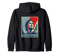 Guerrero del Cielo Arcángel Cristiano Héroe Ang Sudadera con Capucha