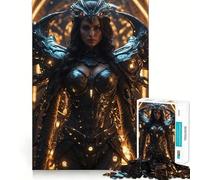 Guerrero del Futuro Rompecabezas de 1000 Piezas Juguete Que desafía la Mente Troquelado de Alta precisión Divertido desafío para el Tiempo de Espera (50x75cm)