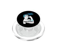 Guerrero diabético irrompible diabéticos Divertido Desgaste mamá Hija PopSockets PopGrip para MagSafe