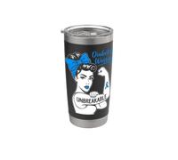 Guerrero diabético irrompible diabéticos divertido desgaste mamá hija Vaso térmico de acero inoxidable de doble pared