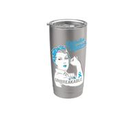 Guerrero diabético irrompible diabéticos divertido desgaste mamá hija Vaso térmico de acero inoxidable de doble pared