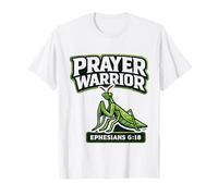 Guerrero Espiritual Dios Oración Guerrero Mantis Rezando Camiseta
