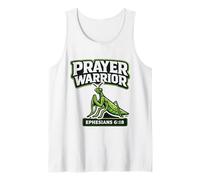 Guerrero Espiritual Dios Oración Guerrero Mantis Rezando Camiseta sin Mangas