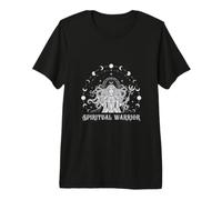 Guerrero Espiritual Figura Mística Empoderamiento Celestial Camiseta Premium