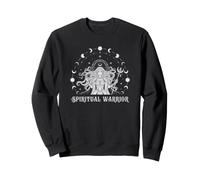 Guerrero Espiritual Figura Mística Empoderamiento Celestial Sudadera