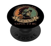 Guerrero Gladiadores Antigua Roma Espartaco Luchador Pro PopSockets PopGrip Adhesivo