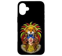 Guerrero Jaguar Azteca civilización Azteca Guerrero Maya Carcasa para iPhone 16 Plus