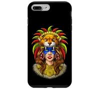 Guerrero Jaguar Azteca civilización Azteca Guerrero Maya Carcasa para iPhone 7 Plus/8 Plus