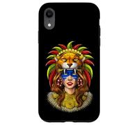 Guerrero Jaguar Azteca civilización Azteca Guerrero Maya Carcasa para iPhone XR