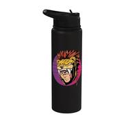 Guerrero Jaguar Azteca Nativo Mexicano Maya México Viaje Stainless Steel Insulated Water Bottle