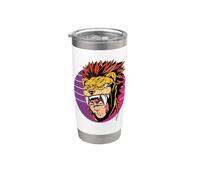 Guerrero Jaguar Azteca Nativo Mexicano Maya México Viaje Vaso térmico de acero inoxidable de doble pared