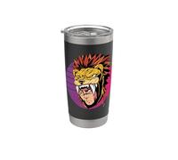 Guerrero Jaguar Azteca Nativo Mexicano Maya México Viaje Vaso térmico de acero inoxidable de doble pared