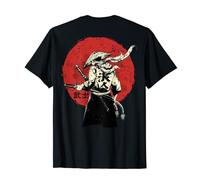 Guerrero japonés antiguo retro (en la espalda) - Samurai de Tokio Camiseta