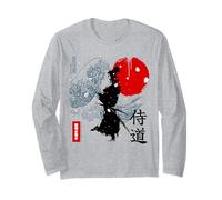 Guerrero japonés Samurai x Kanagawa Wave - Victory or Death Manga Larga