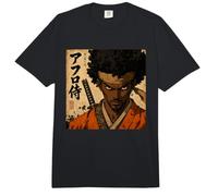 Guerrero Katana del Mes de la Historia Negra Samurai Africano Comfort Colors Adult Heavyweight T-Shirt