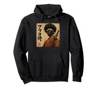 Guerrero Katana del Mes de la Historia Negra Samurai Africano Sudadera con Capucha