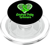 Guerrero parálisis Cerebral Viste Cinta Verde CP Conciencia PopSockets PopGrip para MagSafe