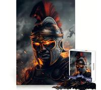 Guerrero Romano en Llamas Rompecabezas de 1000 Piezas para Adultos y Adolescentes Recuerda armarlo Lentamente Disfruta de un Corte preciso Arte Coleccionable (38x52cm)