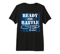 Guerrero Rosario Listo para la Batalla de Lepanto USA Catholic Camiseta Premium