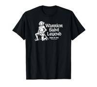 Guerrero Saint Legend Juana de Arco Maid of Orleans Impresión Blanca Camiseta