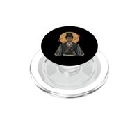Guerrero Samurai Africano Katana Negro Historia Mes Bushido PopSockets PopGrip para MagSafe