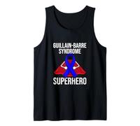 Guerrero Superviviente Superhéroe Síndrome de Guillain-Barre Camiseta sin Mangas