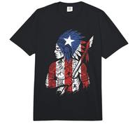 Guerrero Taino Bandera Puerto Rico Orgullo Boricua Boriken Comfort Colors Adult Heavyweight T-Shirt