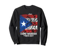 Guerrero Taino Bandera Puerto Rico Orgullo Boricua Boriken Sudadera