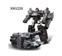 (Guerrero Tanque) Robot Transformable Juguetes para Niños Avión de Combate Rápido Tanque Tractor Rompecabezas
