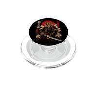 Guerrero Tigre Samurái Arte PopSockets PopGrip para MagSafe