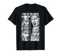 Guerrero Vikingo Furia De Los Guerreros del Norte Valhalla Camiseta