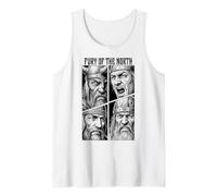 Guerrero Vikingo Furia De Los Guerreros del Norte Valhalla Camiseta sin Mangas