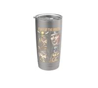 Guerrero Vikingo Furia De Los Guerreros Del Norte Valhalla Vaso térmico de acero inoxidable de doble pared