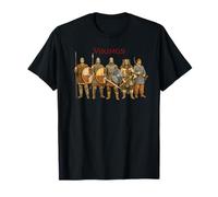 Guerrero Vikingo Mitología Nórdica Diseño Camiseta