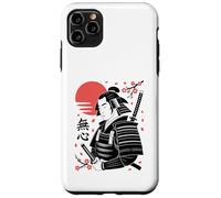 Guerrero Zen Mushin con Katana Cherry Blossom Sun Carcasa para iPhone 11 Pro MAX