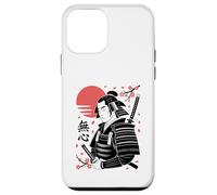 Guerrero Zen Mushin con Katana Cherry Blossom Sun Carcasa para iPhone 12 Mini