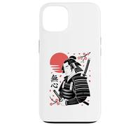 Guerrero Zen Mushin con Katana Cherry Blossom Sun Carcasa para iPhone 13